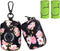 Petmolico Dog Poop Bag Holder Leash Attachment, Waste Bag Dispenser Zippered Pouch,