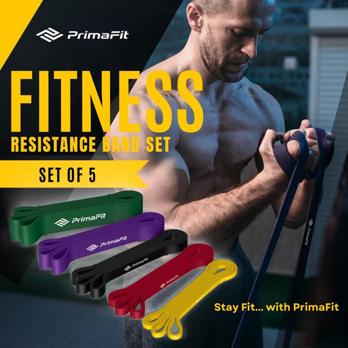 Resistance Bands for Working Out - Exercise Bands for Pull Up Assistance, Stretching, Gym Bands