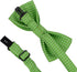 Puppy & Kitten Collar Bow Tie, Adjustable for Small Cats & Dogs, Green with White Polka Dots
