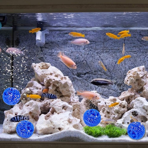 Balls Filter Media - 500ml Aquarium Filter Ball for Freshwater and Seawater (Diameter 22mm/0.87inch)