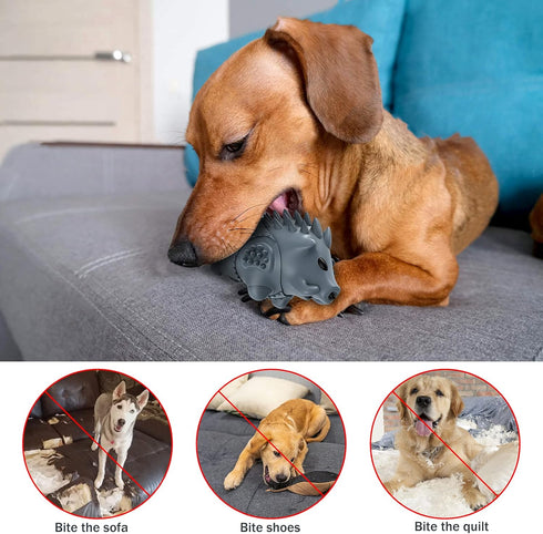 Indestructible Dog Chew Toys for Large Dogs | Tough Durable Squeaky Interactive Toys, Teeth Chew Toy for Medium Large