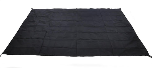 Waterproof Camping Tarp for Picnics, Tent Footprint, Sunshade (Black-210x150CM)