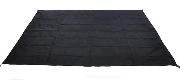 Waterproof Camping Tarp for Picnics, Tent Footprint, Sunshade (Black-210x150CM)