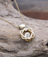 Generic Gag Fiancee Gifts, I'm not Saying I Love You Because You're My Lobster, but I do, Birthday Heart Knot Gold