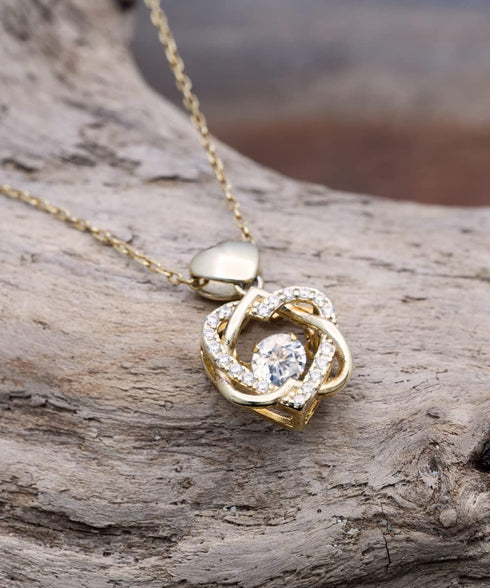 Generic Cool Fiancee Gifts, You're My Lobster, and I'm so Grateful to Have Found, Perfect Birthday Heart Knot Gold