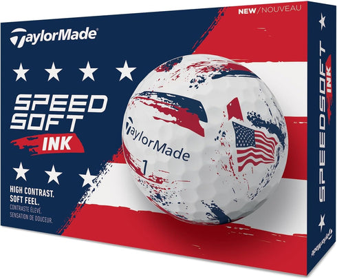 TaylorMade SpeedSoft Golf Balls - Ultra-Soft Feel & Maximum Distance