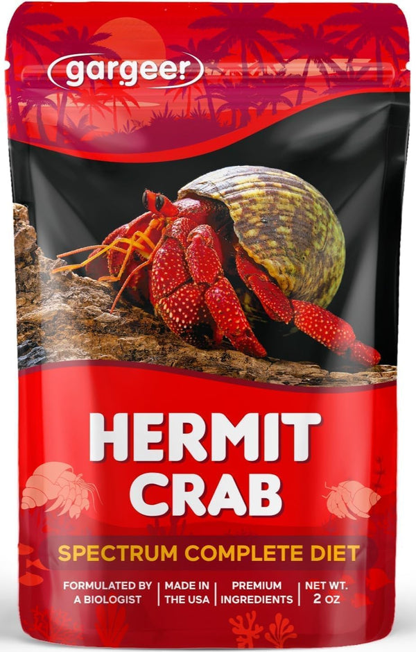 Gargeer 2oz Hermit Crab Spectrum Complete Diet. Easily Digested, Non-GMO Premium Ingredients