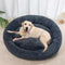 Nisrada Dog Bed for Medium Large Dogs, 36 Inch Calming Bed, Washable Round Cozy Pet Bed, Slip-Resistant