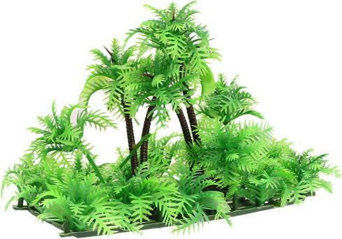 balacoo Plastic Aquarium Coconut Plants, Artificial Palm Model Trees for Fish Tank Decorations and Scenery