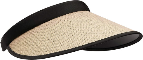 Wide Brim Sun Visor Hat Large UV Protective Beach Cap Womens Outdoor Tennis Straw Hats