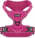 Voyager No Pull Dog Harness for Large Dogs - Adjustable Soft Pet Harness with Dual Leash Attachments, Fuchsia, L