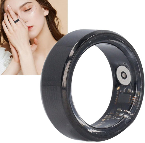 Smart Health Ring, IP68 Waterproof Ultralight Fitness Tracker Ring, Rechargeable Sports Monitor, Sleep Tracking