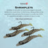 1/8 oz, 2.5" 4 Count Shrimplets | TPE Pre-Rigged with UV Glow | Small Shrimp for Under a Popping Cork | Redfish, Snook