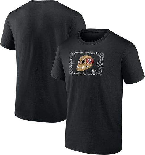Fanatics Men's Black San Francisco 49ers Sugar Skull T-Shirt