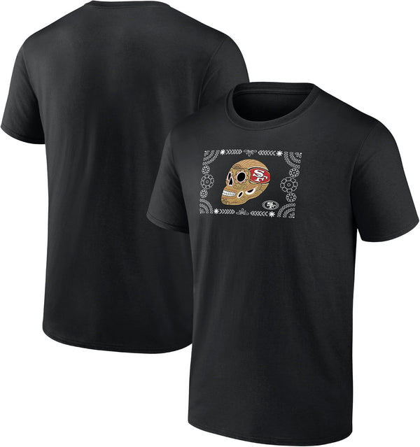Fanatics Men's Black San Francisco 49ers Sugar Skull T-Shirt