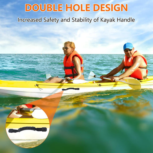 ORLANG Kayak Carry Handles, 2-Hole Replacement Handles with Screws for Canoe Boat Side Mount Carry Handles