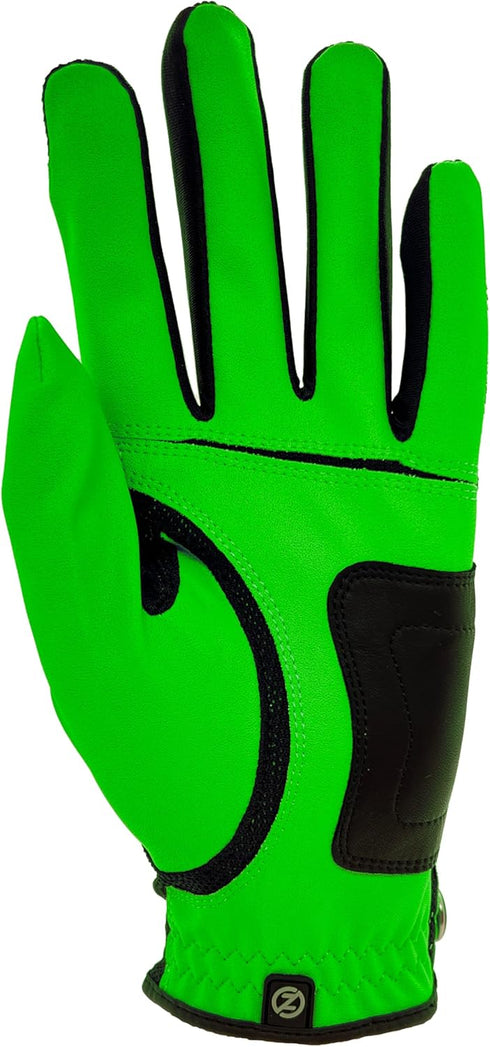 Zero Friction Men's Universal Fit Compression-Fit Synthetic Golf Glove, One Size