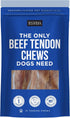 Natural Rapport Beef Tendon Dog Treats - All Natural Chews for Small and Large Dogs (10 Chews)