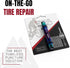 KOM Cycling Tubeless Tire Repair Kit for Bikes - 8 Colors! Fixes Mountain & Road Bicycle Tire Punctures
