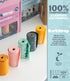 BARKWRAP BAG 240 100% Biodegradable Dog Poop Bags Rolls Raspberry Scented Extra Thick Compostable Waste Doggie Pet Bulk