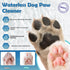 Dog Paw Cleaner, Portable Waterless Cleaning Shampoo for Dogs, Silicone Grooming Brush for Muddy Paws (Rose Scent)