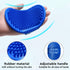 GJEASE Cat Grooming Glove Brush, Self-Cleaning Slicker Pet Brush for Short and Long Haired Pets, Dog Bath Brush