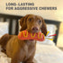 Dog Chew Toys for Aggressive Chewers, Indestructible Rubber Toy for Tough Chewing Dogs