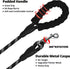 Long Dog Leash 15 FT, Heavy Duty Rope for Training with Swivel Lockable Hook, Reflective, for Large Small Medium Dogs