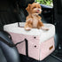 Center Console Dog Car Seat for Small Dogs,PU Leather Small Dog Car