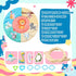 Sunnymove 30 30 20 Inch, Puppy Play Gym, Dog Cat Activity Mat with Squeaky Toys, Interactive Sensory Mat for Pets, x x