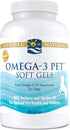 Nordic Naturals Omega-3 Pet, Unflavored - 180 Soft Gels, Fish Oil for Dogs with EPA & DHA for Heart and Skin Health
