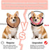 Dog Cone, Dog Surgery Collar, Inflatable Cone for Small Medium Large Dogs, Pink Doughnut Dog Cone Collar, Does Not