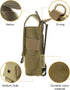 OneTigris Flashlight Holster - Tactical Molle Flashlight Pouch Holder for Belt, 1000D Cordura Nylon