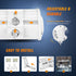 2PCS 4 Inch Sailboat Nilight Marine LED Light Pods Navigation Lights White Spot Flood Combo Ponton Boat Deck Dock
