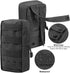 Gogoku 3 Pack Molle Pouch Combo - Tactical Water Bottle Pouch Holder, Compact Utility Waist Bag Pack