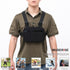 Outdoor Chest Bag for Men, Lightweight EDC Chest Pack with Built-In Phone Holder
