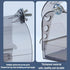 Bird Bath Cage, Cleaning Pet Supplies Cockatiel Bird Clear Bathtub with Bottom Drawer for Little Birds