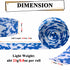 KINGOU White & Blue Camouflage EVA Road Bike Handlebar Tape, 2PCS Per Set