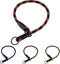 BronzeDog Rope Pro Training Dog Collar, Braided No Pull Quick Release Lead for Small Medium Large Dogs (M - 19.7" Long,