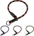 BronzeDog Rope Pro Training Dog Collar, Braided No Pull Quick Release Lead for Small Medium Large Dogs (M - 19.7" Long,