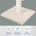 Dimaka 29'' Cat Scratching Post with Natural Sisal Rope and 4 Teasing Toy Balls for Large Cats (Beige)