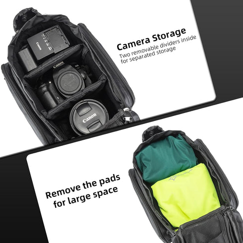 ROCKBROS 12L-24L Bike Trunk Bag, Rear Bike Rack Bag for eBike