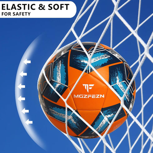 Soccer Ball Size 5 for Youth and Adults, Indoor/Outdoor Training Ball with Pump, Net Bag, Gift Box