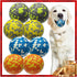 8Pcs Dog Balls - 2.5'' Tennis Ball Toys for Aggressive Chewers, Durable Teething Fetch Balls for Small Medium Dogs