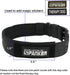 EXCELLENT ELITE SPANKER Adjustable Military Dog Collar, 1.5" Width, Metal D Ring & Buckle for Medium Large Dogs
