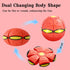 FZHZVVZPY 3 Pack 6 Magic Bouncing Pop Up Balls with LED Lights for Kids, Dual Form Meta Ball Transforming Design