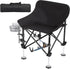 Folding Fishing Chair with Complete Accessories, 220lbs Load Capacity, Portable Fishing Chair