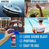 Large 3.5oz Marine Safety Air Horn, Very Loud Handheld Fog Horn for Boating and Walking Safety