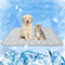 MH MYLUNE HOME Dog Cooling Mat, 20”x30” Cooling Pad for Dog/Cat, Arc-Chill Cooling Fiber, Foldable & Washable