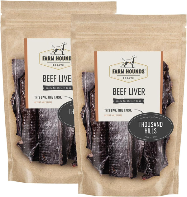 Farm Hounds - Beef Liver - Premium Natural Beef Liver Jerky For